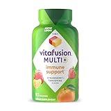 Vitafusion Multi+ Immune Support* – 2-in-1 Benefits & Flavors – Adult Gummy Vitamins with Vitamin C, Zinc, Daily Multivitamins, 90 Count