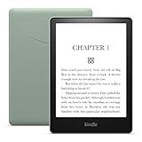 Amazon Kindle Paperwhite (16 GB) – Now with a larger display, adjustable warm light, increased battery life, and faster page turns – Agave Green