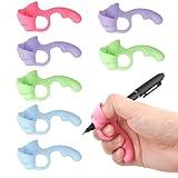 Grips for Pencil for Kids Handwriting, 8 Pcs Pen Grips, Ergonomic Pencil Grippers Holder for Kids, Writing Posture Correction with Cushion for Toddlers, Adults, Preschooler, Special Education Supplies