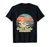 Outer Banks North Carolina Coastal Sunset Beach Lighthouse T-Shirt