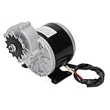 Diydeg Brushed DC Motor, 36V 500W 600rpm 13T Brushed Electric Motor, High Torque Small Brushed Motor Reductor for Electric Bike, Small Motorcycle, Electric Scooter, Agricultural Machinery, etc