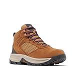 Columbia Womens Transverse Suede Waterproof Hiking Boot, Elk/Moonvista, 11