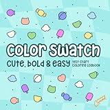 Color Swatch: Cute, Bold & Easy Test Chart Coloring Logbook