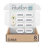 Schick Intuition Refill, Razor Blades with Organic Aloe for Women Sensitive Skin | 8 Count (Pack of 1)