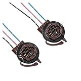2PCS 3156 3157 Pre-Wired Harness Sockets, Car LED Bulbs Socket Adapters, Bulb Pigtail Socket Plug Connectors for Turn Signal Bulb Brake/Tail Light (#3157/2PCS)