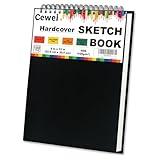 9" x 12" Sketch Book, Top Spiral Sketchbook, 100 Sheets Sketch Pad, (68 lb/100 GSM) Drawing Paper Pad, Drawing Notebook for Kids, Artist Sketchbook for Drawing, Illustration, Classroom Must Haves.