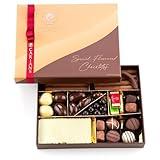 CARIANS Chocolate Gift Box, Luxury Holiday Assortment Pralines & Gianduiotto, Chocolate Covered Turkish Delights, Dragees with Strawberry, Pistachio, Almond & Hazelnut, Holiday Gift. Christmas