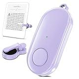 Remote Control Page Turner for Kindle Paperwhite Oasis Kobo eReaders,Kindle Clicker Page Turner Accessories for iPhone,iPad, Android Tablets Reading Novels,Camera Video Record&Shutter Selfie (Purple)