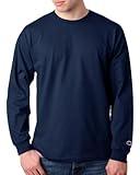 Champion 5.2 oz. Long-Sleeve T-Shirt (CC8C) Navy, M