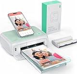 YOTON Photo Printer, Picture Printer with 54 Sheets (4"x6") & 1 Cartridges, Support AR Video Printing, Wi-Fi Connection, Portable Photo Printer for iPhone/Android/Laptop