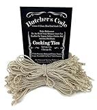 Rotisserie Elastic and Cotton Blend - Stretchy Twine - Food Grade - Heat Safe - Cooking Ties - Poultry Loops - 50 Pack