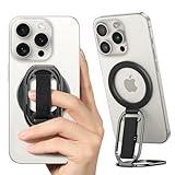[2025 Newest] SUPERONE for MagSafe Phone Grip for MagSafe Kickstand Compatible with Mag Safe Finger Loop, 4-in-1 Phone Ring Holder Strap for Mag Safe iPhone 16/15/14/13/12 Series