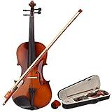 Ktaxon Violin for Beginners Students, Acoustic Violins 4/4, Full Size Fiddle Kit with Case, Bow, Rosin, Adult Teens Learners Age 11+ (Natural)