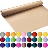 SMART&CASUAL 17.8"×1,200"(100') Brown Kraft Wrapping Paper for Craft Gift Bulletin Board Bouquet Flower Table Covering Packing Shipping Moving 70GSM 50LB