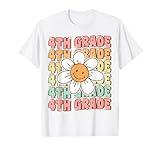 Groovy 4th Grade Back To School First Day of Fourth Grade T-Shirt
