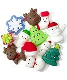Mr. Pen- Christmas Squishy Toys, 12 pcs, Holiday Squishies, Christmas Squishies for Kids, Squishies Christmas