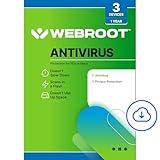 Webroot Antivirus Software 2025 | 3 Device | 1 Year Download for PC/Mac