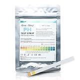 One Step pH Test Strips for Urine & Saliva Testing (4.5-9.0), 100 pH Strips, Test Alkaline & Acid Levels in The Body, Body pH Test Kit, Highly Accurate Results in Seconds, Home Health Tests