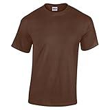 Gildan Heavy Cotton Adult Tshirt - 47 Colours / S - 3XL - Dark Chocolate - M