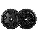 2 Pack 634-05040 Lawn Mower Wheel Replacement for Craftsman Mowers - 8" Wheel Assembly, Front Wheels Compatible with Cub Cad et, Brute, MTD Gold, Columbia, Yard Man Self Propelled Walk-Behind Mower