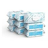 Amazon Elements Baby Wipes, Unscented, 810 Count, Flip-Top Packs