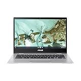 ASUS Chromebook CX1, 14" FHD, Intel® Celeron N4500 Processor, 64GB Storage, 4GB RAM, ChromeOS, Transparent Silver, CX1400CKA-AS44F