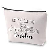 ZJXHPO Dublin Skyline Cosmetic Bag Dublin Ireland Trip Travel Case Dublin Travel Gift Let’s Go To Dublin Vacation Gift Dublin Journey Souvenir (Dublin)