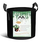ADORMA 12 Packs 3 Gallon Grow Bags, Heavy Duty 300G Thickened Nonwoven Fabric Plant Pots with Handles