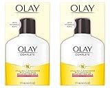 Olay Face Moisturizer, Complete with Sunscreen SPF 15, Daily Facial Lotion for Normal Skin, Lightweight Hydrating Broad Spectrum Sun Protection - Vitamin C, E, and Niacinamide - 6 Oz 2 Pack