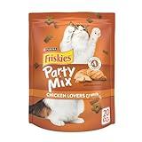 Purina Friskies Cat Treats, Party Mix Chicken Lovers Crunch - 20 Oz. Pouch