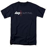 Popfunk Billions Showtime TV Show Axe Capital T Shirt & Stickers (Large) Navy