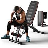 FitinOne Adjustable Weight Bench, Workout Bench for Home Gym, Multi-Functional Adjustable Weight Bench, Sturdy Durable Folding Weight Bench for Full Body, 660 LBS Capacity