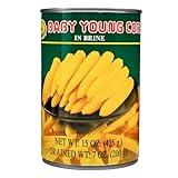 Pickled Baby Corn In Can, Baby Corn Canned In Brine (Pack of 1)