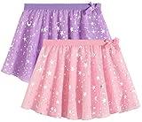 WYHDY Girls Dance Ballet Skirt Leotard Kid Toddler Chiffon Skirt Sparkly Pull On Wrap Tie Dance-wear(3037-08Y09Y-S)