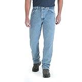 Wrangler mens Relaxed Fit Jeans, Vintage Indigo, 34W x 32L US