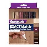 Rejuvenate Wood Furniture & Floor Repair Markers, Touch-Up Markers Fills In Scratches, Maple Oak Cherry Walnut Mahogany Espresso