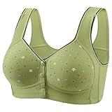 My Deals Tender Season Nursing Bra Lightning Orders Wide Band Bras for Back Fat of The Day Sleeping Bras for Women Bracieres para Mujeres Front Closing Bras for Women 40B Bras for Women Green