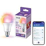 WiZ Connected 60W A19 LED Smart Light Bulbs - Connects to Your Wi-Fi - E26 Smart Bulb - Control with Voice or App + Activate with Motion - Matter Compatible - 1 Pack