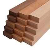 Exotic Wood Zone Variety Pack - 5 Walnut, 5 Maple, 5 Cherry Hardwood Boards (3/4" x 2" x 24") - 15 Pcs Total for Woodworking, Crafting, DIY Projects, Wood Carving