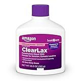 Amazon Basic Care ClearLax Polyethylene Glycol 3350 Powder for Solution, Osmotic Laxative, Relieves Occasional Constipation, Unflavored, 1.68 pound (Pack of 1)