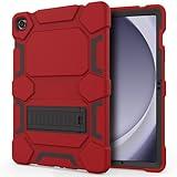 SEVROK Case Compatible with Samsung Galaxy Tab A9+ / A9 Plus 11 inch 2023 - Heavy Duty Rugged Shockproof Protective Cover with Kickstand - for Samsung Tab A9+ Tablet (SM-X210/X216/X218), Red+Black