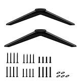 Table Top TV Base Stand Legs for TCL Roku Tvs 32in 40in 43in 49in 50in 55in, Hole- Free Wall Drilling for TCL TV Legs Replacement 32S321 40S325 43S303 50S425 55S525 with Install Kits Easy to Install