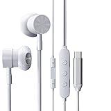EzKŌV (White) - Karaoke Sound Card Headphones with Broadcast-Quality Microphone for Streamers and Content Creators Plug-and-Play USB Type-C/Lightning Connector Sound Card for TikTok YouTube