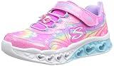 Skechers Kids Flutter Heart Lights-Groovy Sneaker, Hot Pink/Lavender, 13 US Unisex Little Kid