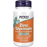 NOW Foods Supplements, Zinc Glycinate with 250 mg Pumpkin Seed Oil, Supports Prostate Health*, 120 Softgels (Packaging May Vary)
