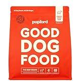 Pupford Good Dog Food, Freeze-Dried Raw, High-Protein, Superfood Ingredients, Vet-Approved, No Fillers or Artificial Additives (Beef Recipe, 16 oz)
