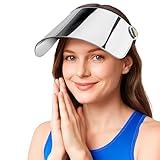 Sun Visor Hats, Sun Visors for Women with Adjustable Strap, Summer UV Blocking Sun Protection Hat, 360° Rotating Lens Visor Hats for Women Lightweight & Breathable for Golf, Travel, and Outdoor Use