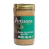 Artisana Organics Raw Almond Butter, 14oz | No Sugar Added, No Palm Oil, Vegan, Paleo and Keto Friendly, Non GMO