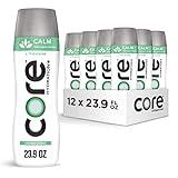 CORE Hydration+ Calm, Cucumber Essence Nutrient Enhanced Water with L-Theanine, 23.9 Fl Oz Bottle (Pack of 12)