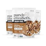 Purely Elizabeth, Cinnamon Peanut Butter, Keto Granola with MCT Oil, Grain-Free (3 Ct, 8oz Bags)